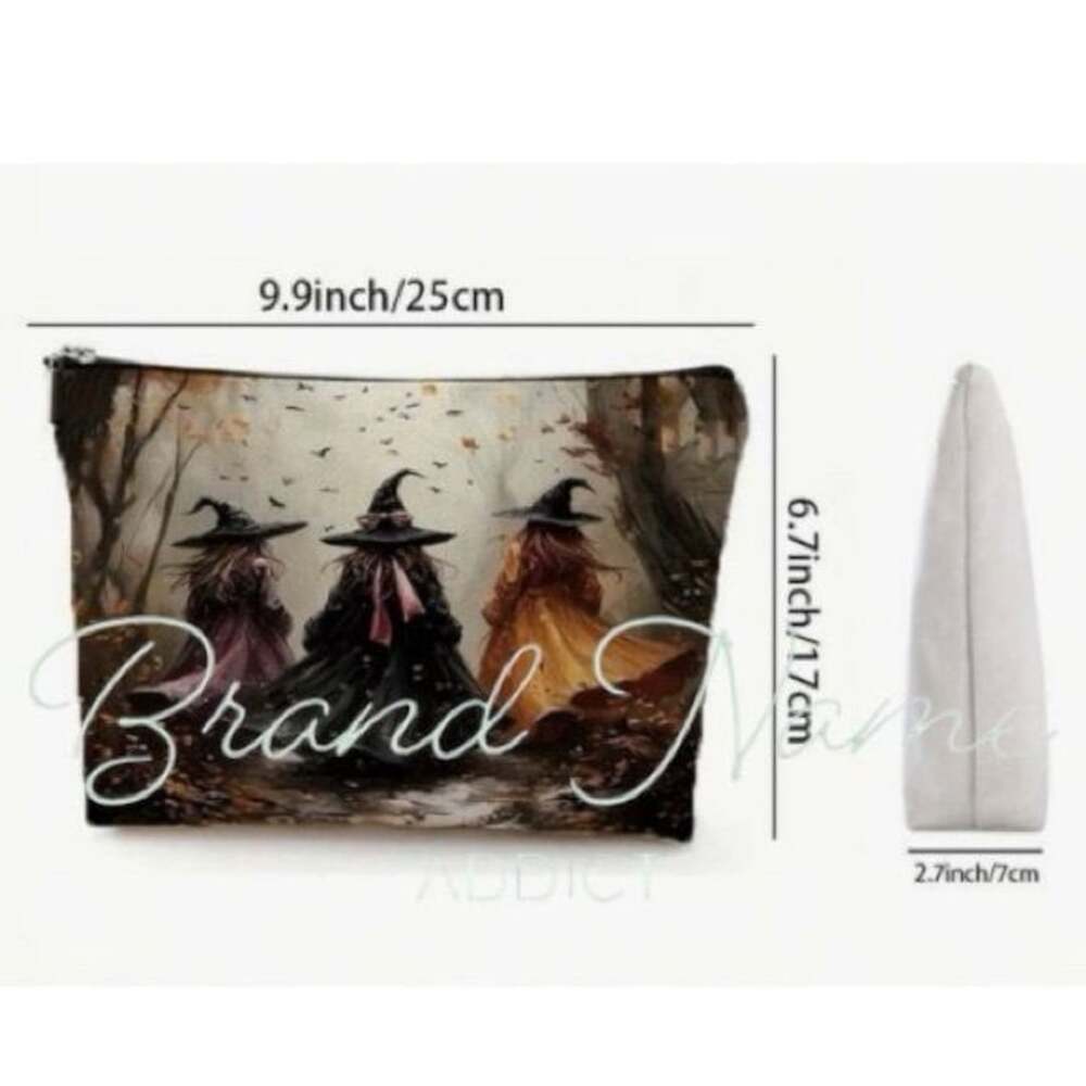 Three Witches Colorful Essential Travel Cosmetic Bag - Picture 2 of 2